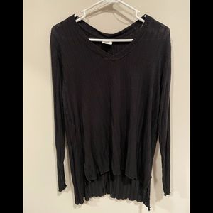 Black long sleeve sweater
